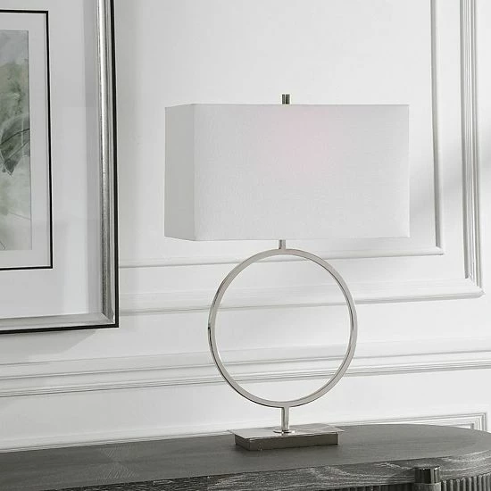 Brand new ๐ Unbranded Metal Ring Table Lamp ๐ - Image 2