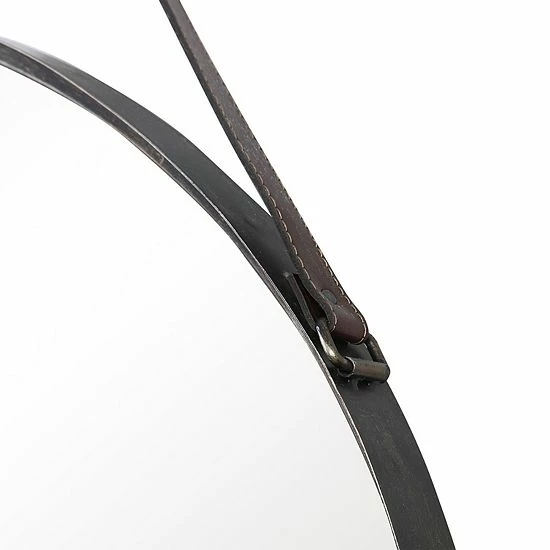 Buy 🛒 Unbranded Antiqued Bronze Finish Metal Strap Mirror 🥰 - Image 3