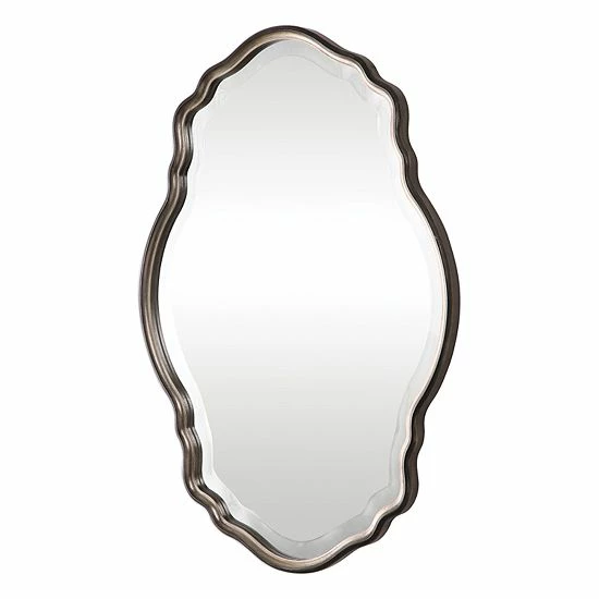 Cheapest 🎁 Unbranded Antiqued Silver Champagne Finish Wall Mirror 🥰 - Image 3