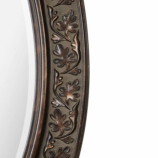 Hot Sale โ๏ธ Unbranded Bronze Finish Oval Frame Wall Mirror ๐ - Image 4