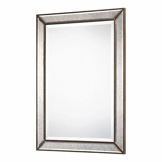 Buy ๐ Unbranded Bevel Antique Bronze Detail Facets Wall Mirror ๐ - Image 4