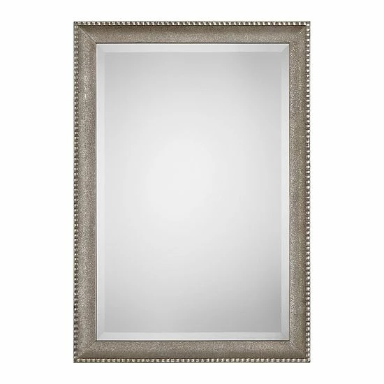 Wholesale ๐ฏ Unbranded Textured Surface Metallic Silver Finish Wall Mirror ๐