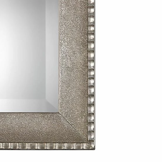 Wholesale ๐ฏ Unbranded Textured Surface Metallic Silver Finish Wall Mirror ๐ - Image 3