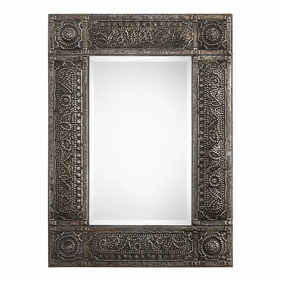 Best Sale ๐ Unbranded Heavily Antiqued Rust Gray Wash Wall Mirror ๐คฉ