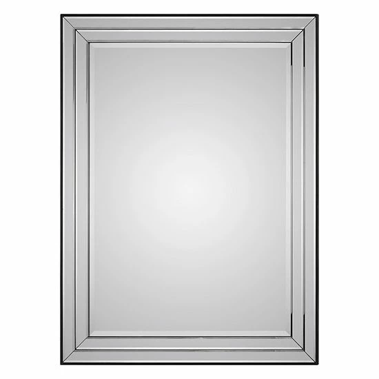 Outlet ✔️ Unbranded Solid Black Wood Frame Wall Mirror ✔️