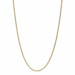 Promo 😍 Unbranded 18k Gold Hollow Rope Chain Necklace 🔔