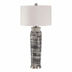 Top 10 😉 Unbranded Tapered Textured Ceramic Table Lamp ⭐