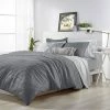 Outlet 🛒 Unbranded Solid Ogee Microsculpt Comforter Set 🌟