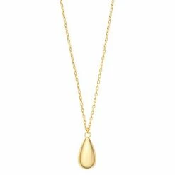 Best Pirce 💯 Unbranded 14k Gold Teardrop Pendant Necklace 🔥