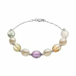 Wholesale 🎉 Unbranded Sterling Silver Gemstone Beaded Bracelet 💯