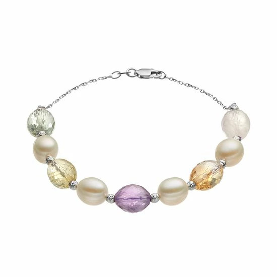 Wholesale 🎉 Unbranded Sterling Silver Gemstone Beaded Bracelet 💯