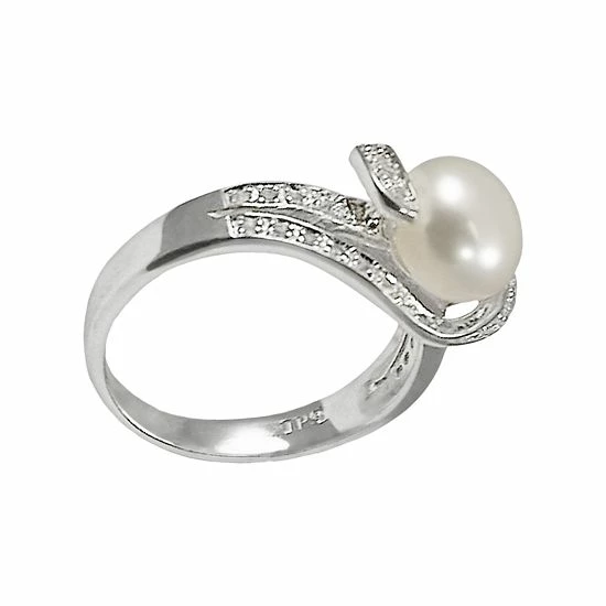 Top 10 ๐ Unbranded Sterling Silver Freshwater Cultured Pearl And White Topaz Ring ๐