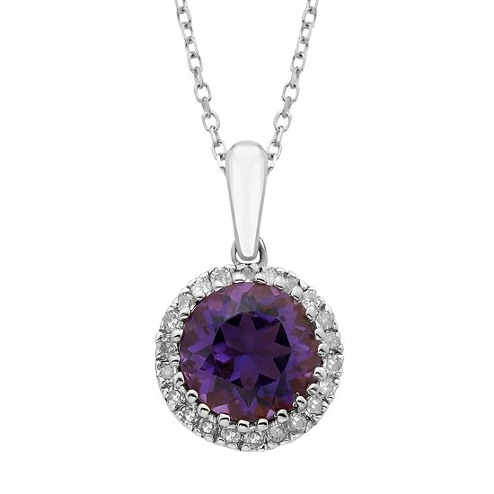 Cheap ๐ฏ Unbranded 10k Rose Gold 1/8 Carat T.W. Amethyst Pendant Necklace ๐งจ - Image 3