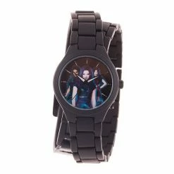 New 🤩 Unbranded Disney's "Descendants 3" 👧 Girls' Black Alloy Wrap ⌚ Watch 😀