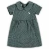 Brand new ⭐ Unbranded 👧 Girls Toddler Green Michigan State Spartans Polka Dot Peter Pan 👗 Dress ⌛