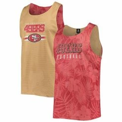 Best deal 🧨 Unbranded Men's FOCO Scarlet San Francisco 49ers Floral Reversible Mesh Tank Top ✨