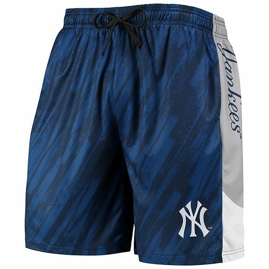 Wholesale 🥰 Unbranded Men's FOCO Navy New York Yankees Static Shorts 🧨 - Image 3