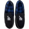 Budget 🎉 Unbranded Men's FOCO Los Angeles Dodgers Team Logo Flannel Moccasin Slippers 🌟