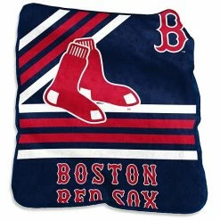 Promo 🧨 Unbranded Boston Red Sox 50'' X 60'' Plush Raschel Throw 🥰