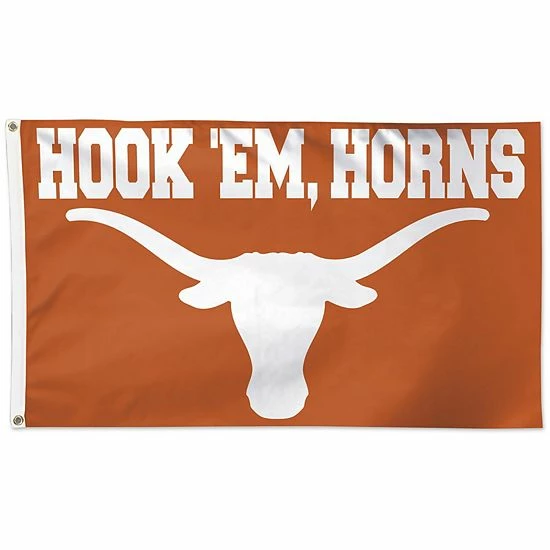 Budget ๐ Unbranded WinCraft Texas Longhorns 3' X 5' Hook 'Em One-Sided Flag ๐
