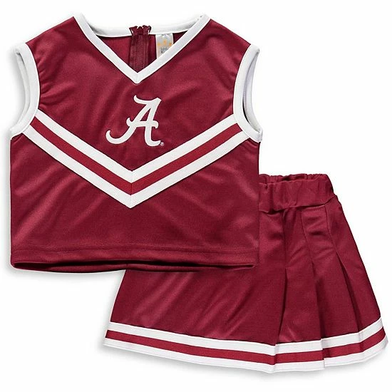 Best Pirce ✔️ Unbranded 👧 Girls Youth Crimson Alabama Crimson Tide Two-Piece Cheer Set 😉
