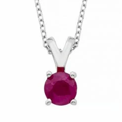 Brand new 🤩 Unbranded The Regal Collection 14k Gold Ruby Pendant Rose 🔔