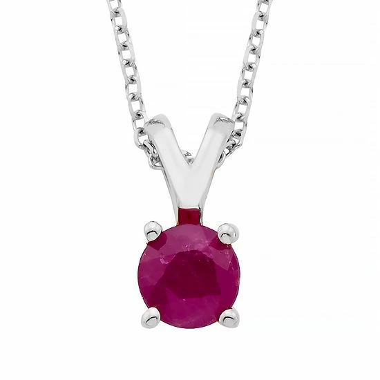 Brand new 🤩 Unbranded The Regal Collection 14k Gold Ruby Pendant Rose 🔔 - Image 3