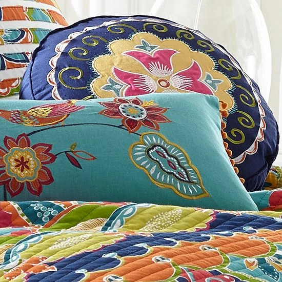 Cheapest ๐ Unbranded Levtex Home Elia Round Throw Pillow ๐ - Image 2