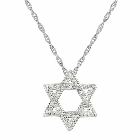 Deals ๐ Unbranded Sterling Silver Cubic Zirconia Star Pendant Necklace ๐ฅ