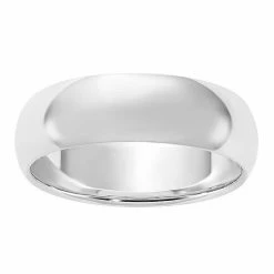 Best deal 🎁 Unbranded Platinum Half-Round Wedding Band ⭐