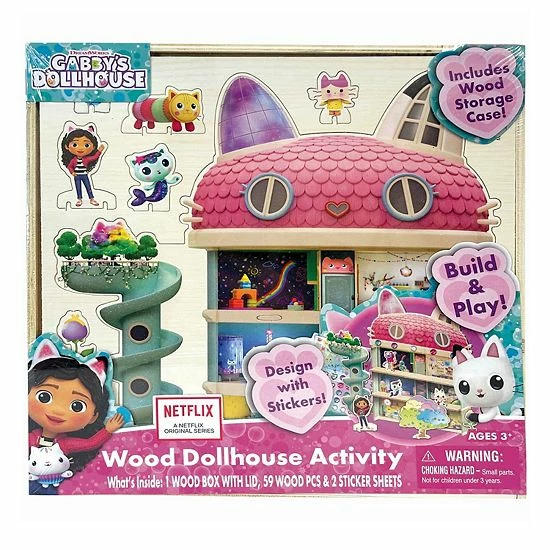 Buy โจ Unbranded Gabby's Dollhouse Wood Activity Set ๐ฅ