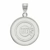 Wholesale ✔️ Unbranded Sterling Silver LogoArt Chicago Cubs Large Pendant 🥰