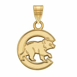 Top 10 🎉 Unbranded Sterling Silver LogoArt Chicago Cubs Small Walking Bear Pendant ⌛
