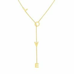 Top 10 🧨 Unbranded 14k Gold "LOVE" Adjustable Necklace ❤️