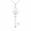Cheapest 🥰 Unbranded Freshwater Pearl Key-Shaped Pendant Necklace 🔔