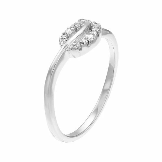 Deals ⭐ Unbranded 0.10 Carat TW Diamond Leaf Ring 🎉 - Image 2