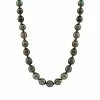 Promo 🔔 Unbranded 14k White Gold Tahitian Cultured Pearl Necklace ( 8-11 Mm) - 18 In. 🥰