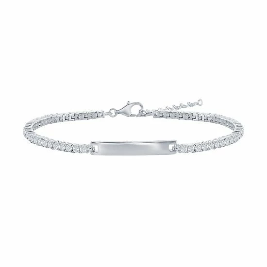 Best reviews of 🥰 Unbranded Cubic Zirconia Tennis Paper Clip Bracelet Sterling 🔥