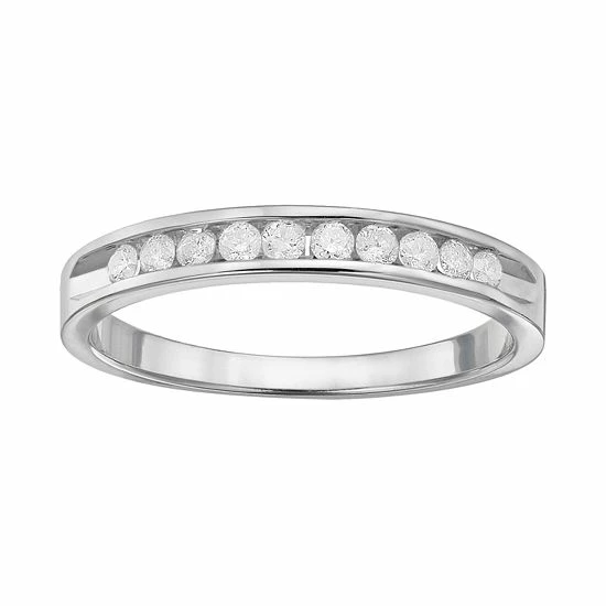 Discount 🌟 Unbranded 1/4 Carat T.W. Diamond 10k White Gold Ring 🎉
