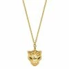 Cheapest 🧨 Unbranded Polished 14k Gold & Green Enamel Tiger Necklace ⭐
