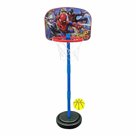 Discount ⌛ Unbranded Marvel Spider-Man Stand Up Adjustable 🏀 Basketball Hoop For Kids ✔️ - Image 2