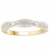 Discount ✨ Unbranded 10k Gold 1/8 Carat Diamond Stackable Band Ring 💯