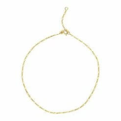 Coupon 🧨 Unbranded 14k Gold Figaro Chain Anklet 🤩