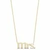 Deals 👍 Unbranded 14k Gold "Mrs." Necklace 😀