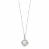Cheap ✔️ Unbranded Sterling Silver Freshwater Cultured Pearl & Cubic Zirconia Pendant ⭐