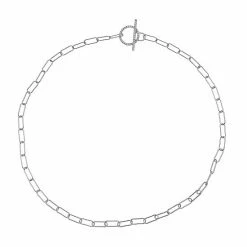 Cheap 🎉 Unbranded 14K Gold Over Silver Cubic Zirconia Spring Ring Cable Chain Necklace Gold Tone 🛒