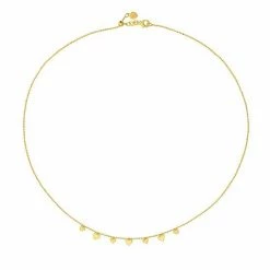 Buy ❤️ Unbranded 14k Gold Dangle Heart Charm Adjustable Necklace 🧨