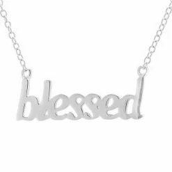 Best reviews of 🎁 Unbranded Sterling Silver "Blessed" Necklace 🎉