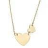 Wholesale 😍 Unbranded 10k Gold Double Heart Necklace 🔔