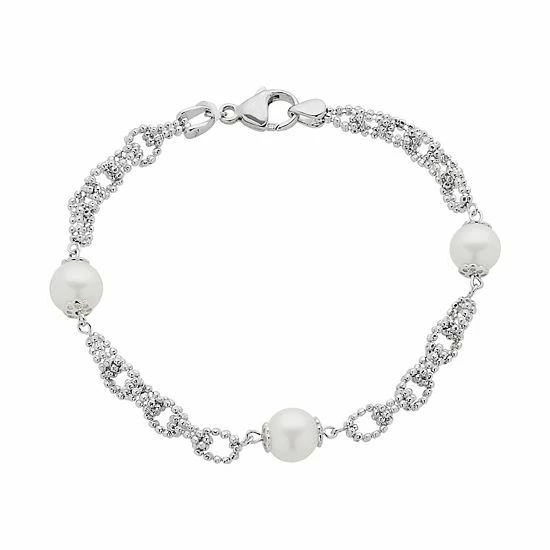 Wholesale 💯 Unbranded Sterling Silver Freshwater Cultured Pearl Bracelet 🌟